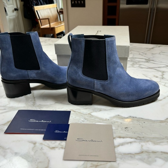Santoni Suede Boot - Picture 6 of 6